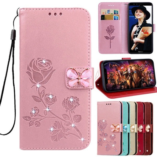 Glitter Wallet Leather Flip Case For Samsung Galaxy S21 Ultra S20FE S21FE S9 S10 S20 S21 Plus A12 A22 A32 A42 A52 A72 A11 A31 A41 A51 A71 A10 A20 A30