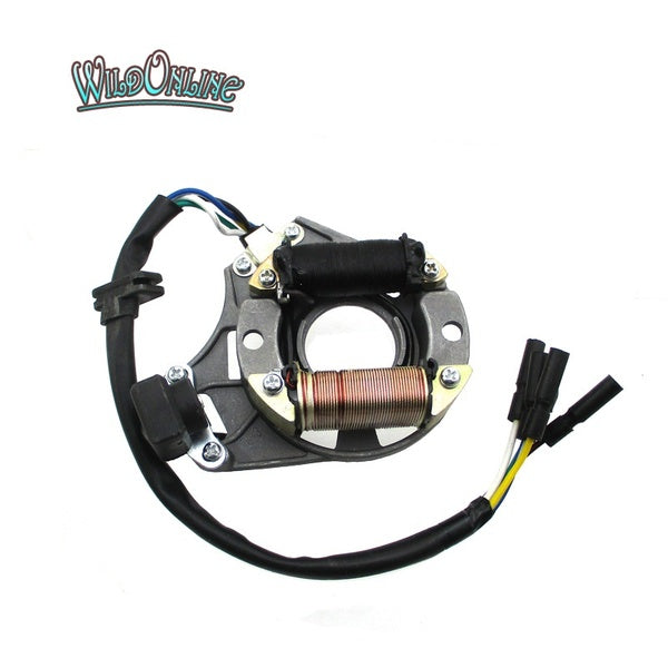 WildOnline Magneto Stator Plate For 70cc 90cc 110cc 125cc Dirt Bike ATV Go Kart