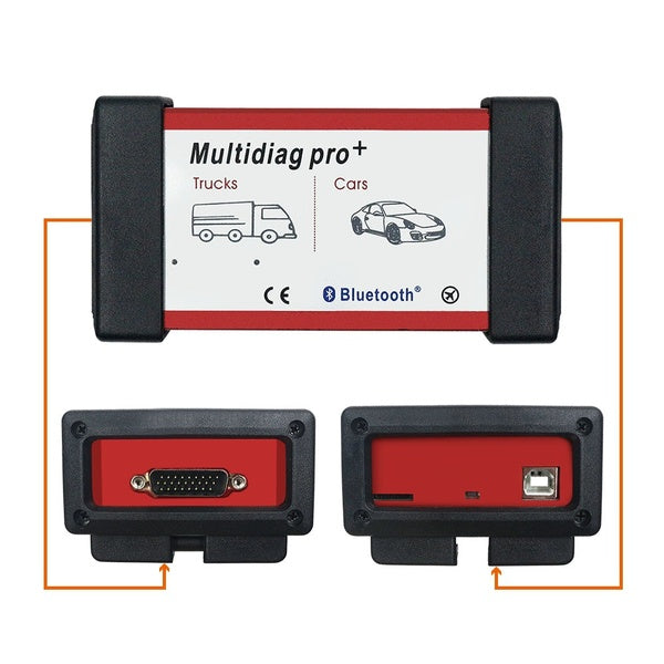 Multidiag Pro + 2017.R3 OBD2 Scanner for car truck Bluetooth with Double Board NEC Auto Scanner Car Diagnostic Tool Multidiag