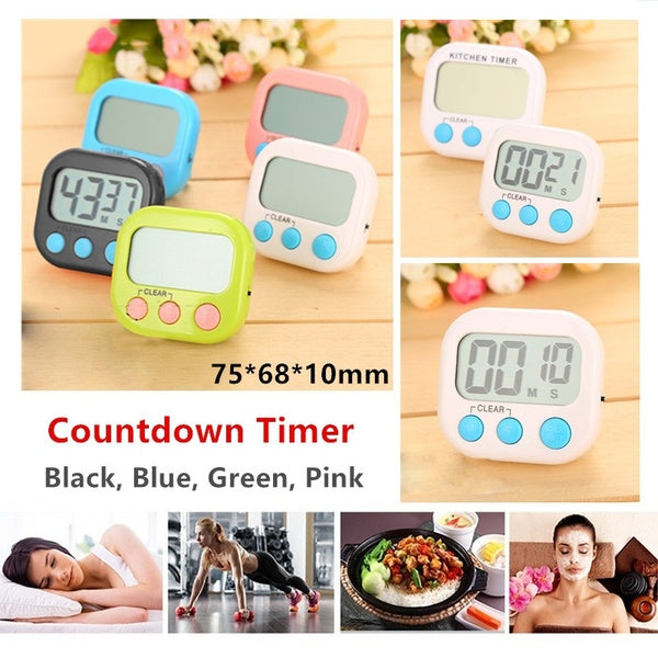 Digital Kitchen Timer For Cooking Baking Student Homework Exercise Timer Electronics Egg Timer