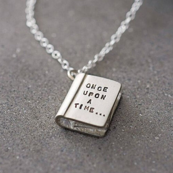 Once Upon A Time Story Book Necklace