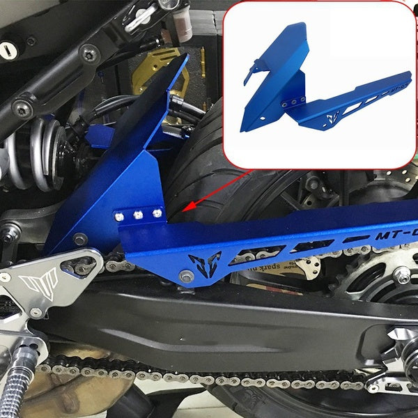 FZ07 MT07 13-17 Chain Guard Cover Rear Fender Tire Hugger for Yamaha MT-07 FZ-07 MT 07 FZ 07 2013-2017 Fender Mudguard Chain