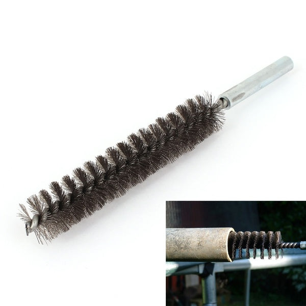 Brosse de nettoyage de tube de fil d'acier inoxydable de 17cm de longueur 20mm de diamètre