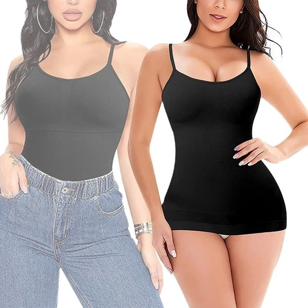 Women's Tank Tops, Scoop Neck Compression Cami, Spaghetti StrapsCamisole Women's Fashion Tops Basic Spaghetti Straps Vests