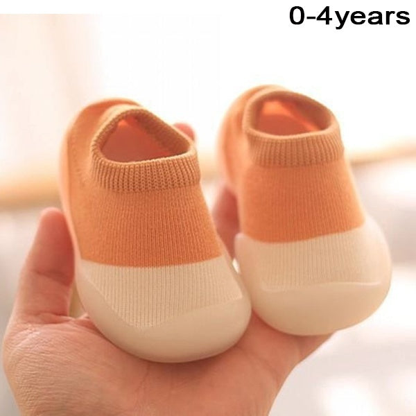Non-slip Baby Socks Shoes Infant Color Matching Cute Kids Boys Girls Shoes Doll Soft Soled Child Floor Socks Shoes for Toddler First Walkers Zapatos