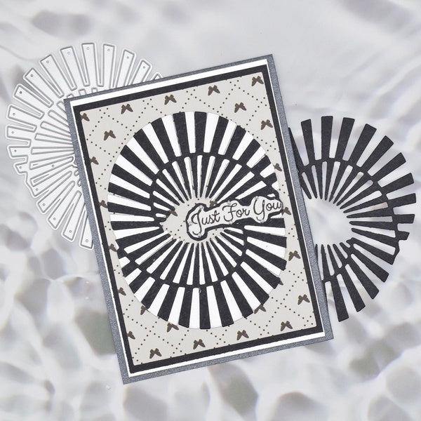 Cercle matrices de découpe pour bricolage Scrapbooking Album carte fabrication papier artisanat gaufrage meurt