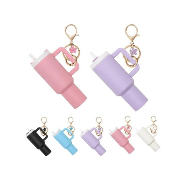 Mini Tumbler Keychain Accessories for Stanley Cup,Cute Cup Key Charms for Women Purse Handbag Backpack