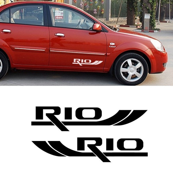 2pcs Side Door Decals Stickers for For KIA Sportage 3 4 QL RIO Car Styling tu-8745