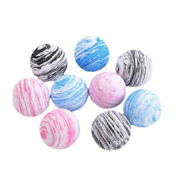 3Pcs Pet Bounce Ball Starry Space Balls for Dog Cat Training Chewing Games Toys Pet Supplies