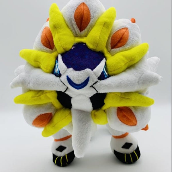 30CM 12"In Pocket Elfin Monsters White Solgaleo Sphinx Plush Toy Stuffed Doll Figure Kids Gift