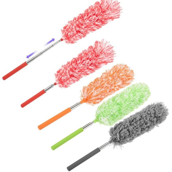 1Pc Washable Dusting Brush Cleaning Tool Extendable Duster Home Microfiber Duster Good Quality