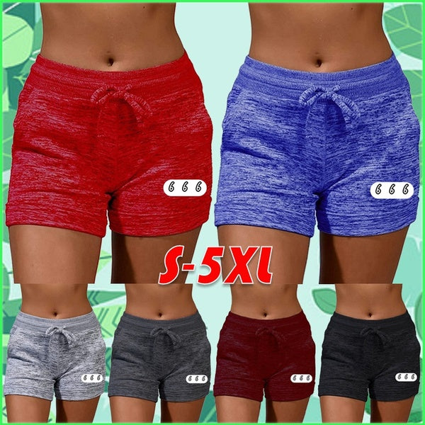 Summer Outdoor Beach Shorts Womens Bottoming Quick-drying Shorts Yoga Pants Casual Sports High Waist Drawstring Stretch Shorts Fitness Shorts Women's