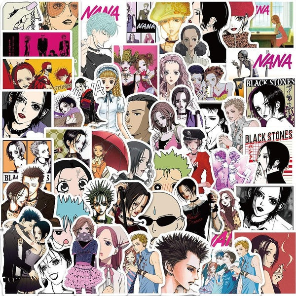 10-50Pcs Cartoon Anime NANA Stickers Oosaki Nana Graffiti Stickers for DIY Luggage Laptop Skateboard Motorcycle Bicycle Stickers