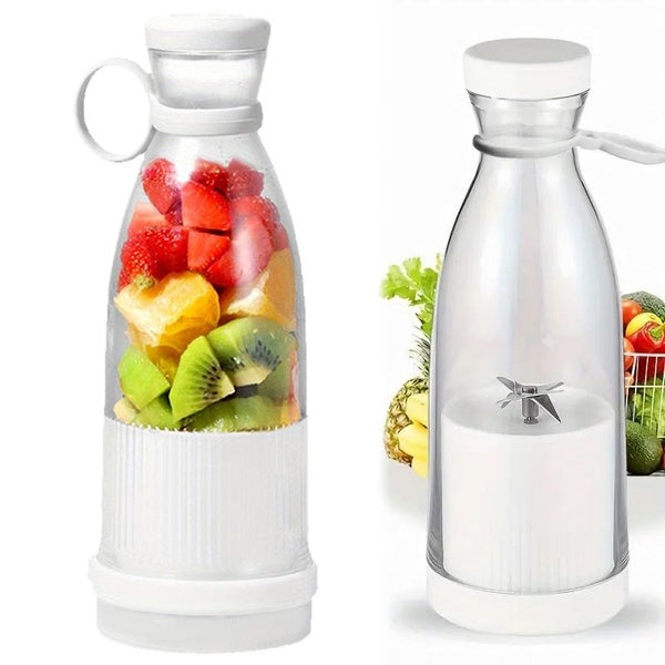 1pc Electric Portable Juicer, 6 Blades 420ml Mini Juicer Cup, Lemon Milkshake Juice Blender, Usb Rechargeable Reusable Nutribullet For Home, Outdoors