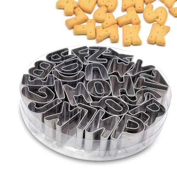 1SET DIY Biscuit Cake Mold Cutter Letters Alphabet Shape Mould Fondant Cookie Cake Mold Mould Cutter LB 393