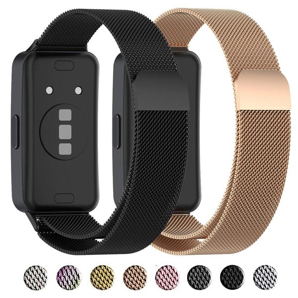 Stainless Steel Strap For Huawei Band 9 8 Smartwatch Magnetic Wrist Metal Bracelet Band for Huawei Band 9 8(1 Pcs Band)
