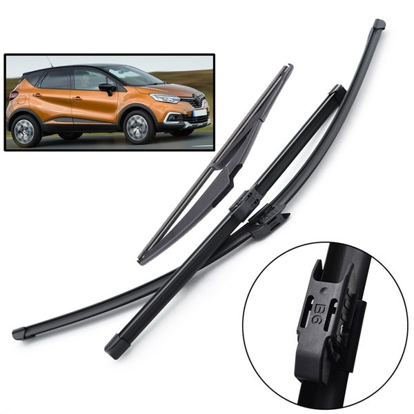 Misima Windshield Windscreen Wiper Blades Set For Renault Captur Kaptur 2016 - 2020 Front Rear Window 2017 2018 2019