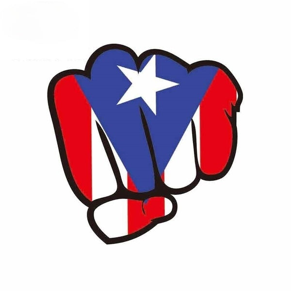New 13cm x 8.5cm for Puerto Rico Flag Car Stickers VAN DIY Fine Decal Vinyl JDM Bumper Trunk Truck Graphics Accessories