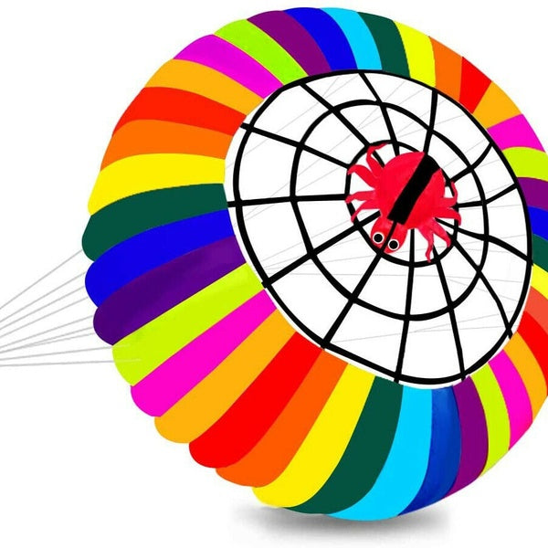 Outdoor Fun Sports 2m 3D Multicolored round kite Software Kite Good Flying