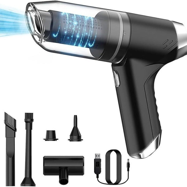 Wireless Handheld Car Vacuum Cleaner, 9000 PA Strong Suction Portable Vacuum Cleaner with Low Noise, Cordless Car Vacuum Mini Vacuum Cleaner Easy to