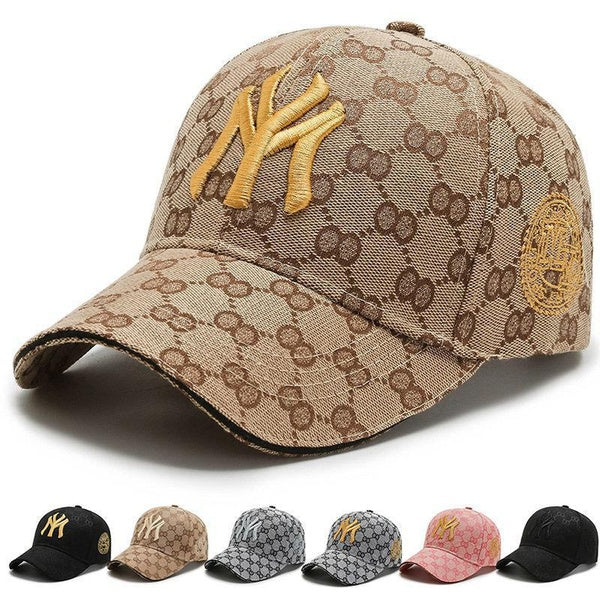 MY Sun proof embroidery letter cap couple baseball cap fashion sun hat