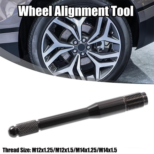 Wheel Alignment Pin Mounting Car Wheel Hanger Rim Stud Bolt Nut Tire Change Guide Tool - Pack of 1 Black M12x1.5-M12x1.25-M14x1.25-M14x1.5