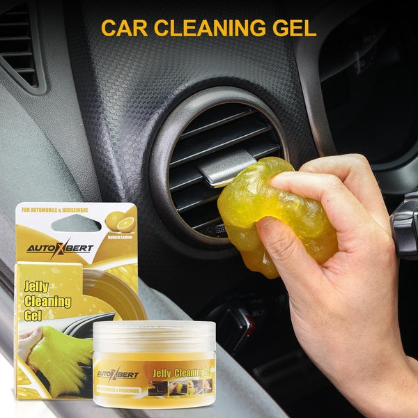 1Pc Magic Cleaning Gel Lemon Fragrance Universal Detailing Dust Cleaner for Car Vents PC Laptops Cameras Keyboard Phone
