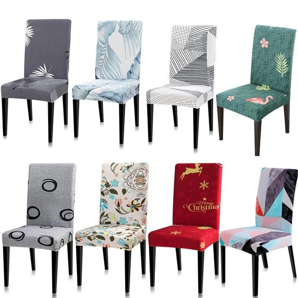Chair Covers Stretch Chair Cover Chair Covers Dining Big Elastic Seat Chair Covers Banquet Party Dining Room Home Decoration Housses De Chaise