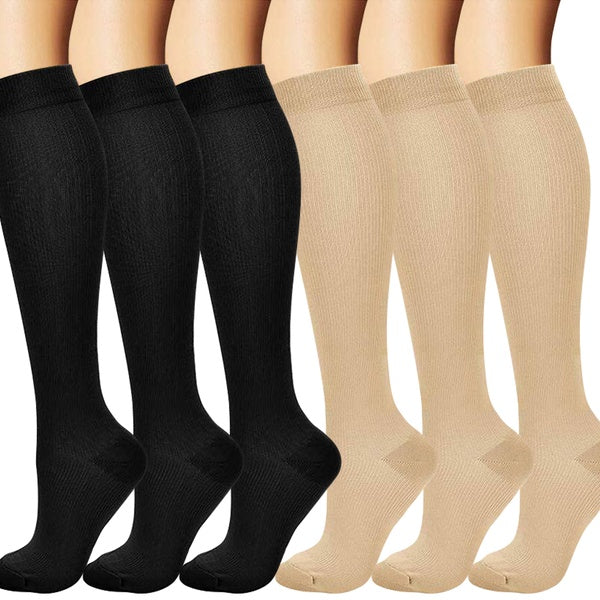 All Day Comfort Compression Socks (1-or-6-Pack)
