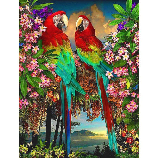 DIY 5D Bird Diamond Painting Full Drill with Number Kits Home and Kitchen Fashion Crystal Rhinestone Cross Stitch Embroidery Paintings Canvas Picture