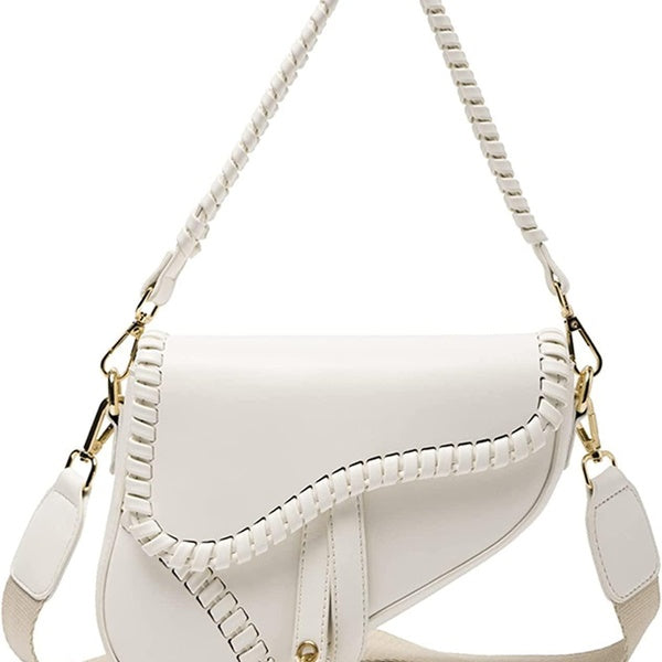 Femmes selle sac à bandoulière pochette sac à main petit sac à bandoulière cartable sacs sac à main en cuir PU