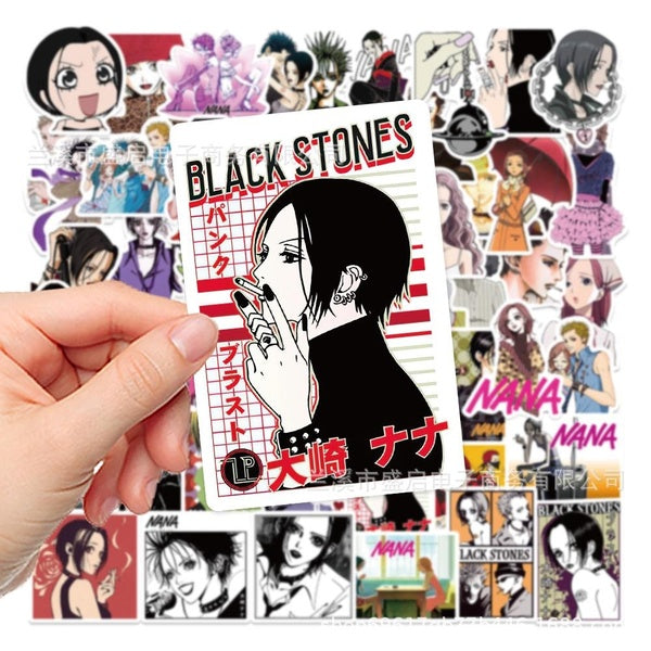 10-25-50PCS Anime Nana Sticker Oosaki Nana Graffiti Stickers Water Bottle Laptop Phone Bicycle Luggage Case Skateboard Children Adult Sticker