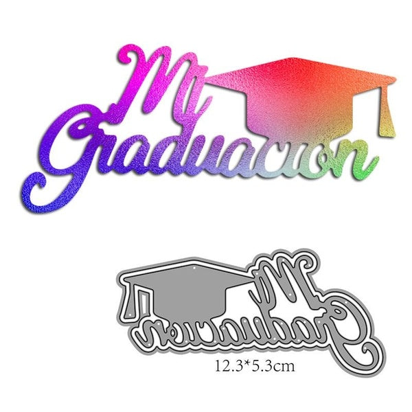Graduation cap design style Metal Cutting Die Stencil For DIY Scrapbooking Album Photo Embossing Paper Card Craft Decor