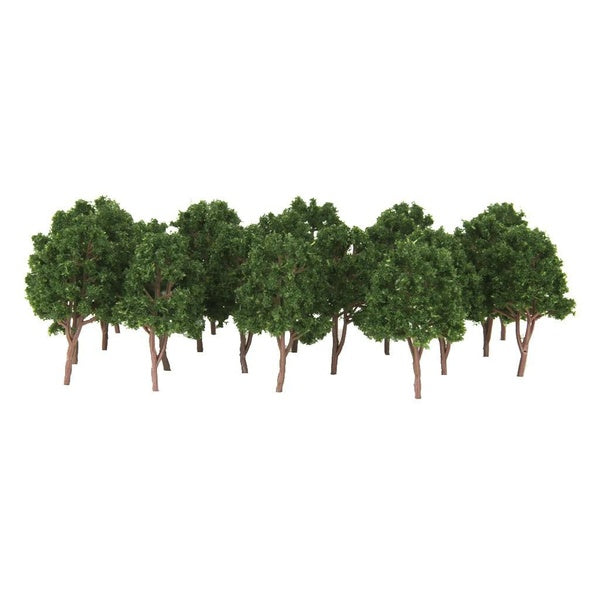 10pcs Model Green Tree 7.5cm Mini Bush Train Railroad Architecture Diorama N Scale for DIY Building Material Models