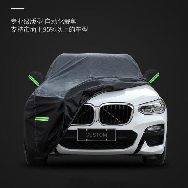 Four Seasons Universal Resistant Waterproof Outdoor Full Car Cover Aganist Anti UV Rain Snow Fit For B-M-W 3 Series- 4 Series- 5 Series -6 Series- 7