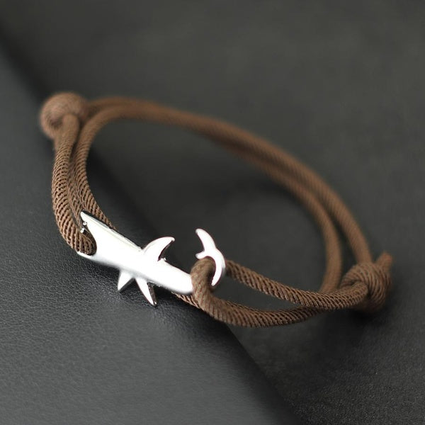 Fashion 3mm Milan Rope Multilayer Bracelet Charms Silver Shark Mens Womens Armband Braclet For Ocean Lovers Jewelry Accessories