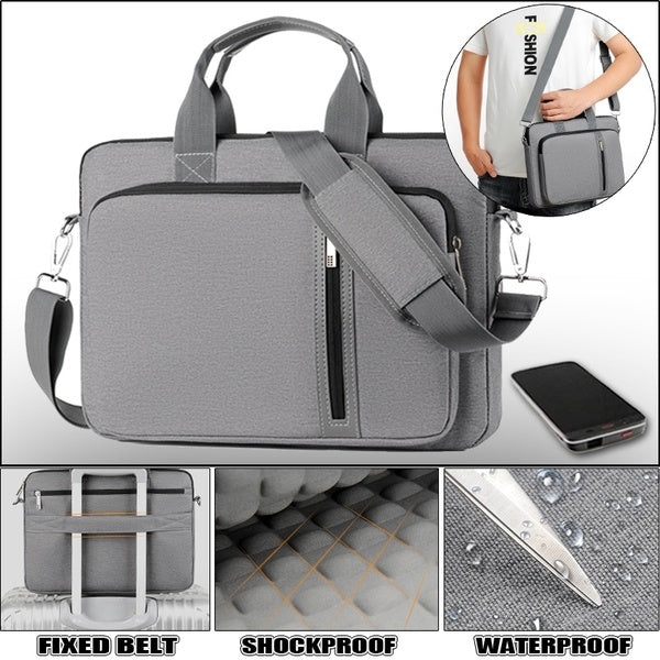 13 13.3 14 15 15.6 16 17 17.3 Inch Laptop Bag Shockproof & Waterproof Briefcase Messenger Bag Shoulder Bag Business Work Bag Notebook Computer Case f