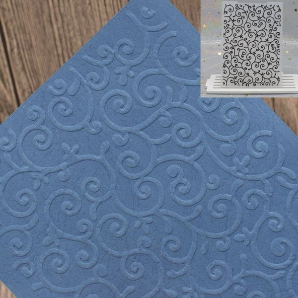 Vines Embossing Folder Stencil Template For Scrapbooking Paper Greeting Card Photo Album Decoration