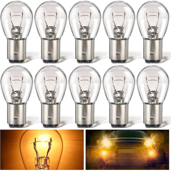 1157 Bulb, Brake Light Bulbs, Turn Signal Bulb Replacement for Marker Tail Running Parking Backup Lights (10 Pcs)
