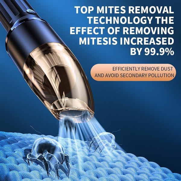 Majesun Wireless Car Vacuum Cleaner Handheld Electric Cleaning Tool Strong Suction for Home & Car Use Mini Portable Car Vacuum Cleaner Pet Hair Clean