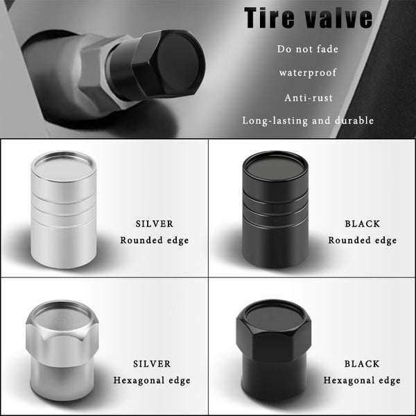 JINXU 4PCS-LOT Universal Auto Wheel Tire Air Valve Stem Caps Cover Accessories Stickers Case For Hyundai Kia Toyota Mercedes Benz Ford Car Styling