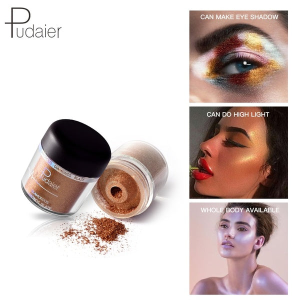 Health & Beauty 28 Colors Fine Powder Body Glitter for Face Eye Festival Makeup Diamond Pearl Highlight Powder Eyeshadow Cosmetics