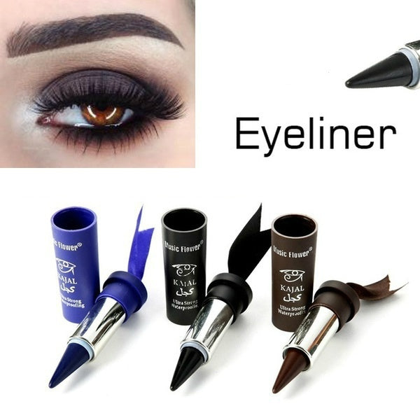 Eyes Eyeliner Solid Thick Black Bold Eyes Liner Gel Eye Makeup Eyeshadow Stick Eye Shadow Eyeshadow Sticker