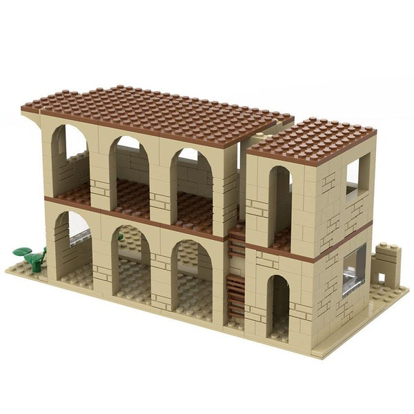 WW2 Military Series Military Base Defense Tower Diy Scene Building Blocks Bricks Toys Gifts