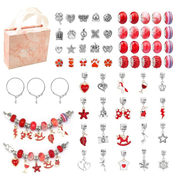 Kit de fabrication de bracelets perles bijoux breloques pendentif ensemble bricolage artisanat filles enfants cadeau