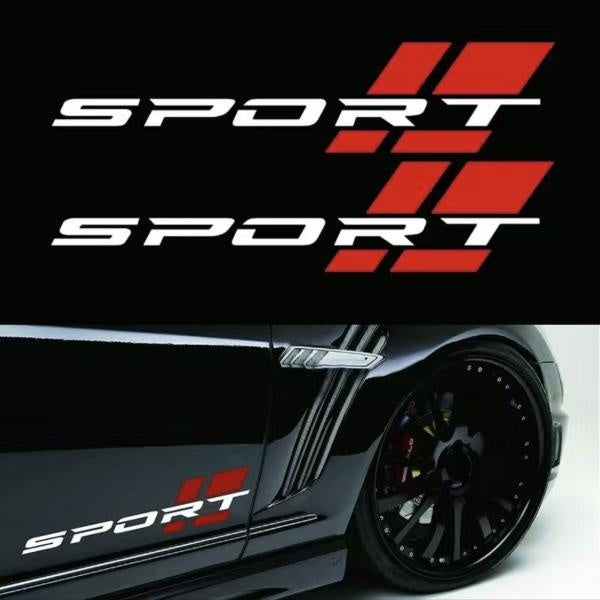 1Pcs Car Door Side Sport Sticker Reflective Automobile Decor Vinyl Decal