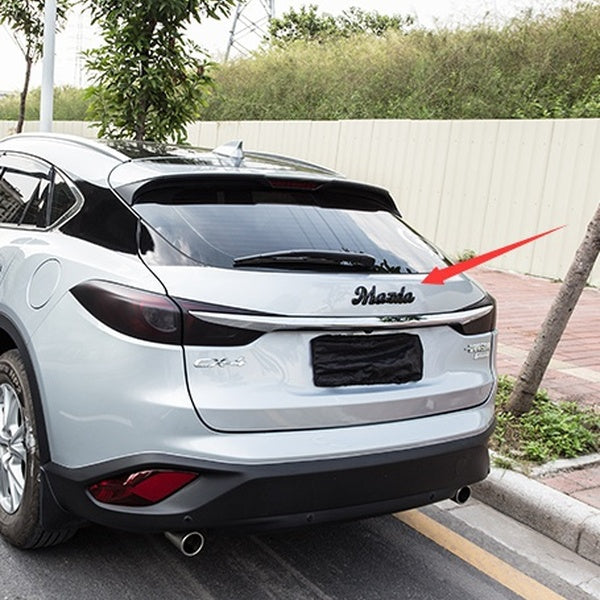 Car 3D metal Decal Sticker For Mazda 2 3 6 Axela CX4 CX5 MX5 MS Mazda Logo Car Front Rear Trunk Body Emblem Badge Stickers