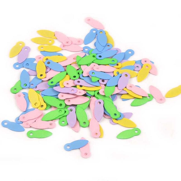 100pcs Mix Pastel Brads For Scrapbooking Embellishment Rotating Locks Button Brad Diy Photo Album Frame Decor Material CP2322