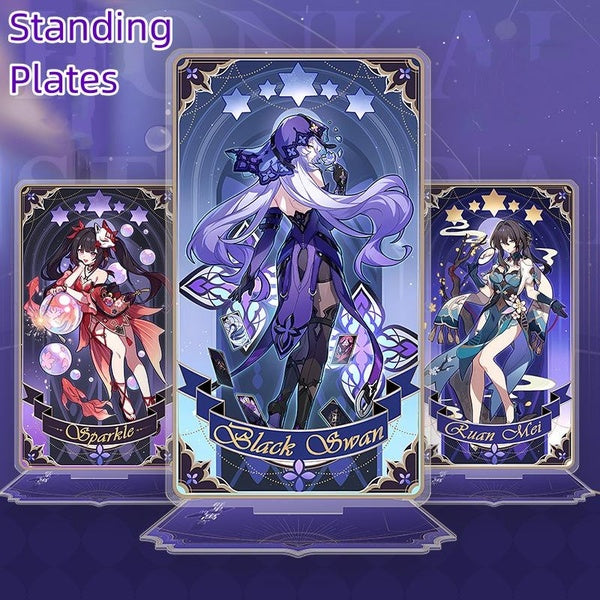 Honkai: Star Rail Gaming Peripherals 16cm Standing Plates Cosplay Gift Game Collection