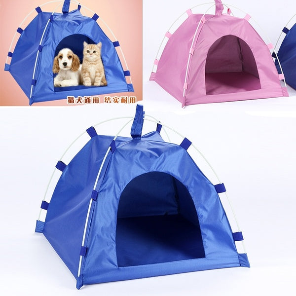 Pet Camping Tent Playpens Dogs Cats House Small Animal Indoor-Outdoor Play Reptiles Cage
